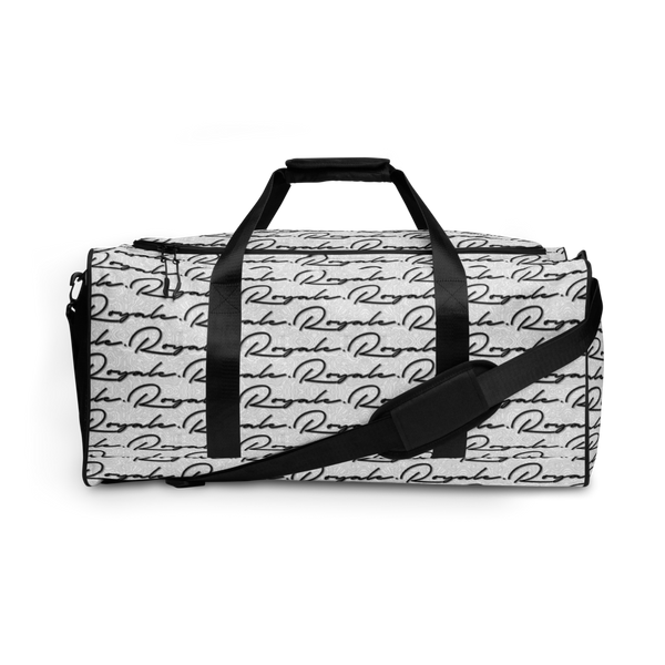 ROYALE. Script Topography Duffle Bag - Ice
