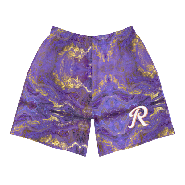 ROYALE. Marble Shorts - Purple Dream