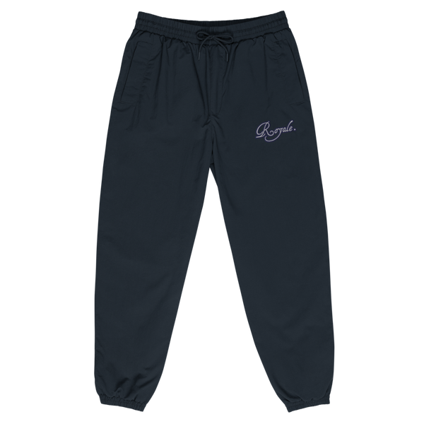 ROYALE. Baggy Recycled Tracksuit Trousers - Navy