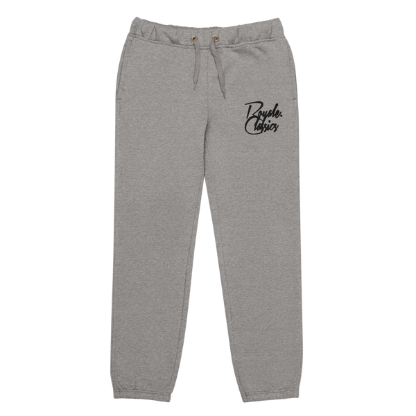 ROYALE. Classics Embroidered Unisex Sweatpants - Gray