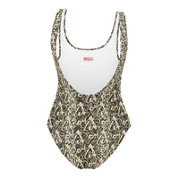 ROYALE. Monogram One-Piece Swimsuit - Animal Print