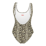 ROYALE. Monogram One-Piece Swimsuit - Animal Print