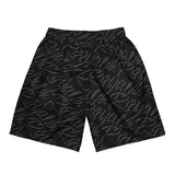 ROYALE. Mesh Monogram Shorts - Noir