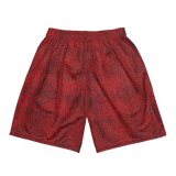 ROYALE. Elefante Mesh Shorts - ROJO