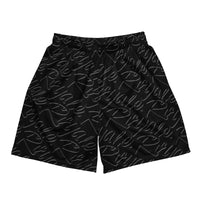 ROYALE. Mesh Monogram Shorts - Noir