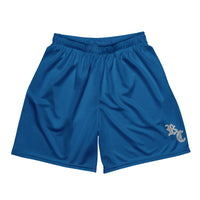 ROYALE. Solids Mesh Shorts - Blue