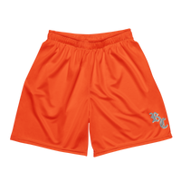 ROYALE. Solids Mesh Shorts - Orange