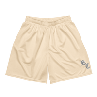 ROYALE. Solids Mesh Shorts - Cream