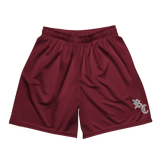 ROYALE. Solids Mesh Shorts - Wine