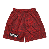 ROYALE. Elefante Mesh Shorts - ROJO