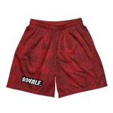 ROYALE. Elefante Mesh Shorts - ROJO