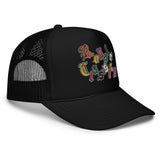 ROYALE. Mosaic Trucker Cap - Black