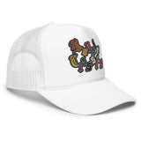 ROYALE. Mosaic Trucker Cap - Blanco