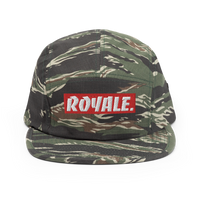 ROYALE. Camo Five Panel Cap