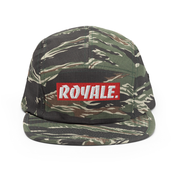 ROYALE. Camo Five Panel Cap