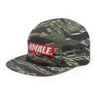 ROYALE. Camo Five Panel Cap