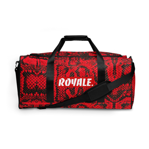 ROYALE. Red Cobra Duffle bag