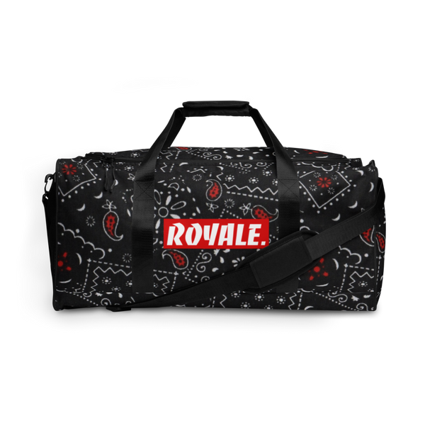 ROYALE. Negro y Rojo Duffle bag