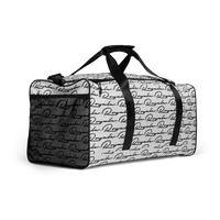 ROYALE. Script Topography Duffle Bag - Ice