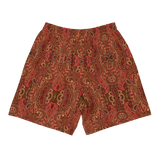 ROYALE. Cranberry Paisley Shorts