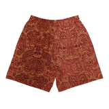 ROYALE. Rose Gold Paisley Shorts