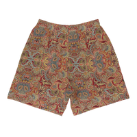 ROYALE. Rambutan Paisley Shorts