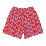 ROYALE. Luxor Monogram Shorts - Coral