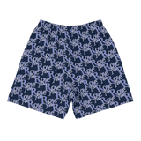 ROYALE. Luxor Monogram Shorts - Navy