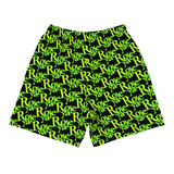 ROYALE. Luxor Monogram Shorts - Lemon Lime