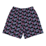 ROYALE. Luxor Monogram Shorts - Miami Vice