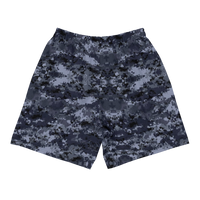 ROYALE. Navy Camo Shorts