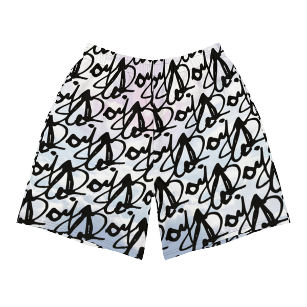 ROYALE. Monogram Shorts - Azzurro