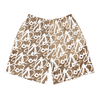 ROYALE. Monogram Shorts - Sandy