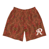 ROYALE. Cranberry Paisley Shorts