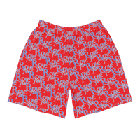 ROYALE. Luxor Monogram Shorts - Coral