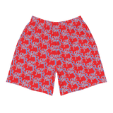 ROYALE. Luxor Monogram Shorts - Coral