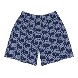 ROYALE. Luxor Monogram Shorts - Navy