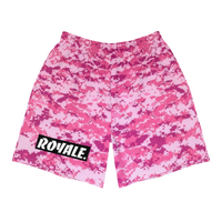 ROYALE. Pink Camo Shorts