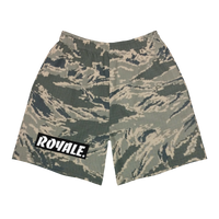 ROYALE. Tiger Stripe Camo Shorts