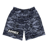 ROYALE. Navy Camo Shorts