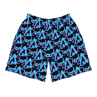 ROYALE. Vibras Monogram Shorts - Electric Blue