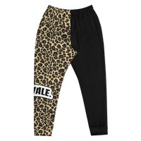 ROYALE. Cheetah Two-Tone Unisex Joggers