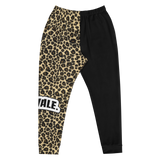 ROYALE. Cheetah Two-Tone Unisex Joggers