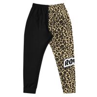 ROYALE. Cheetah Two-Tone Unisex Joggers