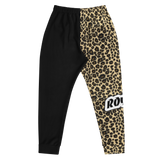 ROYALE. Cheetah Two-Tone Unisex Joggers