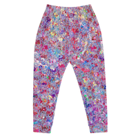 ROYALE. Tie Dye Luxor Monogram Joggers - Mixed Berry