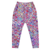 ROYALE. Tie Dye Luxor Monogram Joggers - Mixed Berry