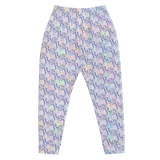 ROYALE. Tie Dye Luxor Monogram Joggers - Tangie Cream