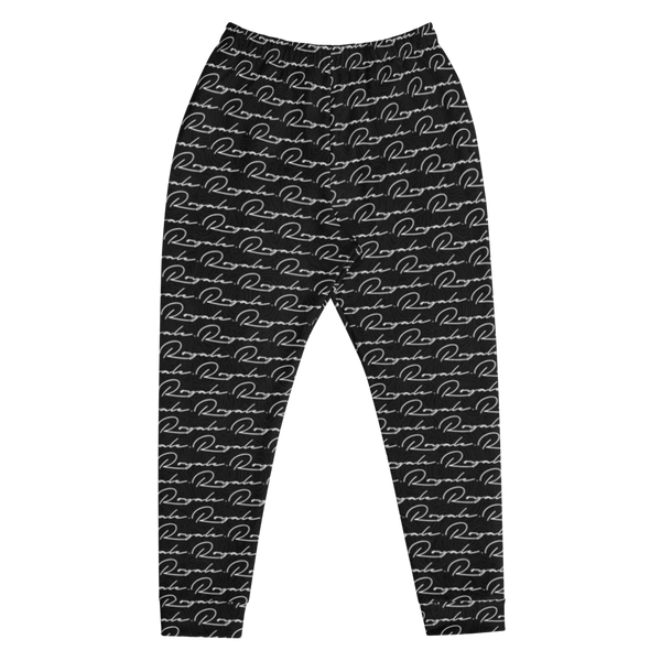 ROYALE. Script Topography Joggers - Onyx