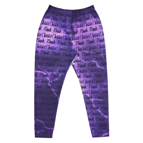 ROYALE. Purple Rain Joggers - Storm